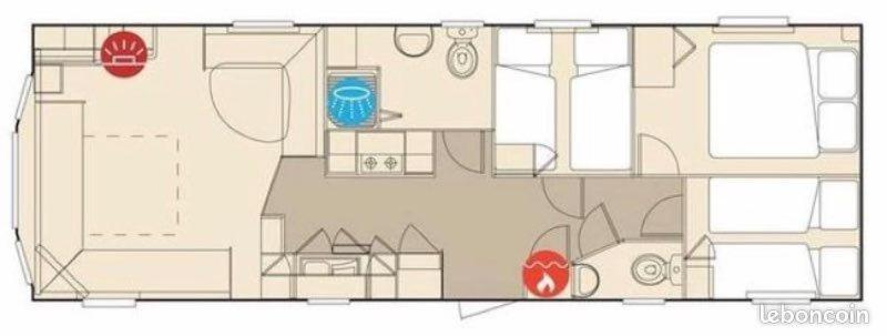 Mobil-Home Spatieux 8Pers - Brume Saint-Julien-en-Born Eksteriør billede